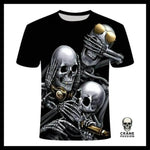 T-Shirt Tête de Mort Lion - Crâne Passion