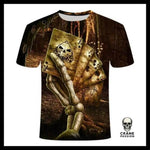 T-Shirt Tête de Mort Lion - Crâne Passion