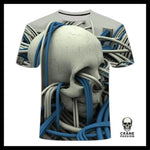 T-Shirt Tête de Mort Lion - Crâne Passion