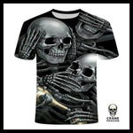 T-Shirt Tête de Mort Lion - Crâne Passion