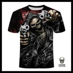 T-Shirt Tête de Mort Lion - Crâne Passion