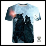 T-Shirt Tête de Mort Lion - Crâne Passion