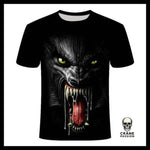 T-Shirt Tête de Mort Lion - Crâne Passion