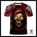 T-Shirt Tête de Mort Lion - Crâne Passion
