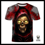 T-Shirt Tête de Mort Lion - Crâne Passion