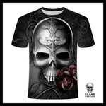 T-Shirt Tête de Mort Lion - Crâne Passion