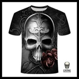 T-Shirt Tête de Mort Lion - Crâne Passion