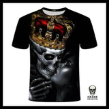 T-Shirt Tête de Mort Lion - Crâne Passion