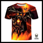 T-Shirt Tête de Mort Lion - Crâne Passion