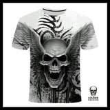 T-Shirt Tête de Mort Lion - Crâne Passion