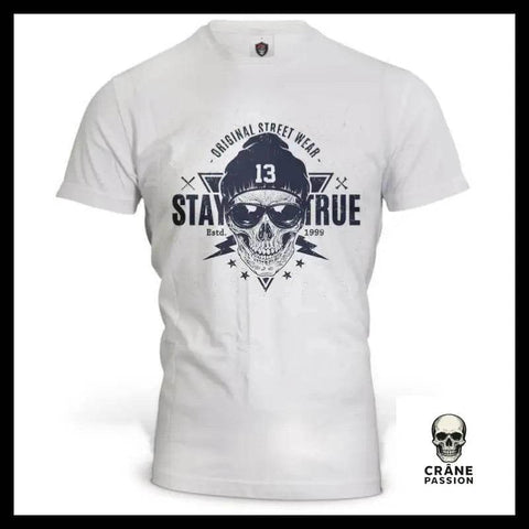 T-Shirt Tête de Mort Lunette - Crâne Passion
