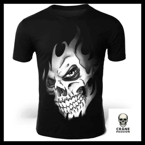 T-Shirt Tête de Mort Monster - Crâne Passion