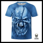 T-shirt Tête de Mort Monstre Glacial - Crâne Passion