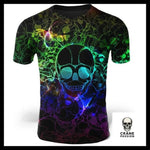 T-Shirt Tête de Mort Néon - Crâne Passion