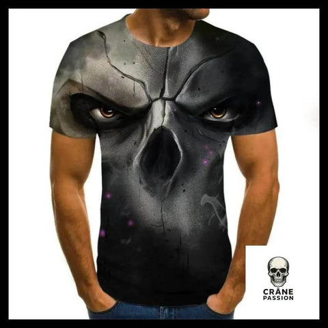 T-shirt Tête de Mort Regard Lugubre - Crâne Passion