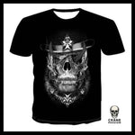 T-shirt Tête de Mort Shérif - Crâne Passion