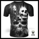 T-shirt Tête de Mort Skull Dark - Crâne Passion
