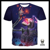 T-shirt Tête de Mort Squelette Déchu - Crâne Passion