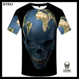 T-shirt Tête de Mort Terre - Crâne Passion
