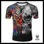 T-shirt Tête de Mort Tigre - Crâne Passion