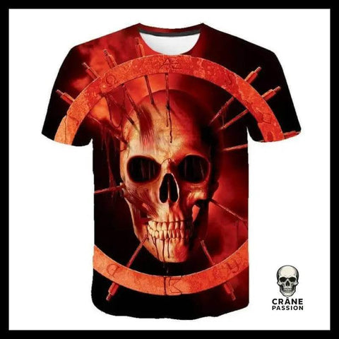T-shirt Tête de Mort Torture - Crâne Passion