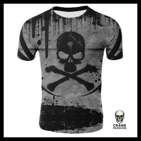 T-shirt Tête de Mort Toxique - Crâne Passion