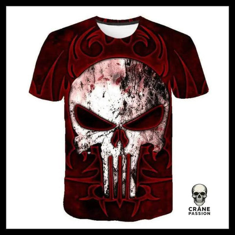 T-shirt Tête de Mort Tribal - Crâne Passion