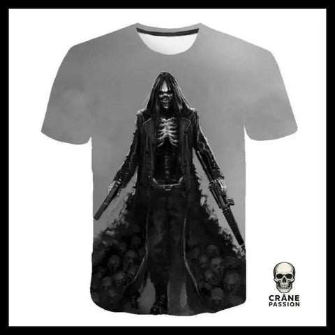 T-shirt Tête de Mort Tueur - Crâne Passion