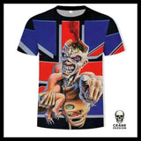 T-shirt Tête de Mort Zombie Squelette - Crâne Passion