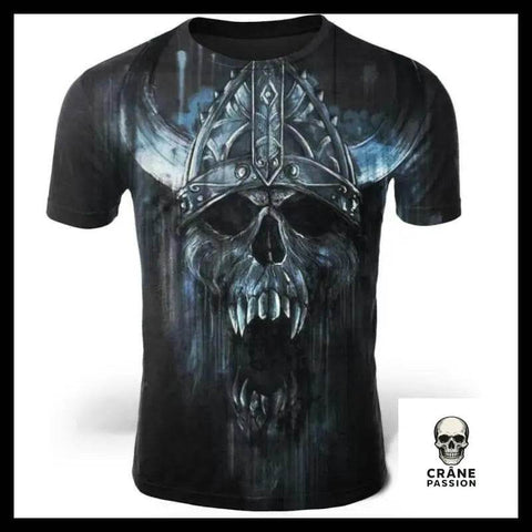 T-Shirt Viking Homme - Crâne Passion