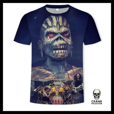 T-shirt Zombie Rock - Crâne Passion