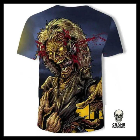 T-shirt Zombie Sanglant - Crâne Passion