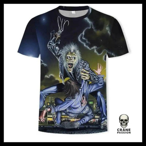 T-shirt Zombie Tueur - Crâne Passion
