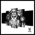 Tableau Tête de Mort Femme Mexicaine - Crâne Passion