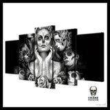 Tableau Tête de Mort Femme Mexicaine - Crâne Passion