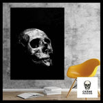 Tableau Tête de Mort Noir et Blanc - Crâne Passion