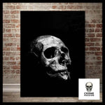 Tableau Tête de Mort Noir et Blanc - Crâne Passion
