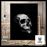 Tableau Tête de Mort Noir et Blanc - Crâne Passion