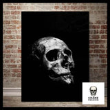 Tableau Tête de Mort Noir et Blanc - Crâne Passion