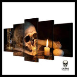 Tableau Tête de Mort Sablier - Crâne Passion