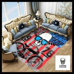 Tapis Biker Americain - Crâne Passion