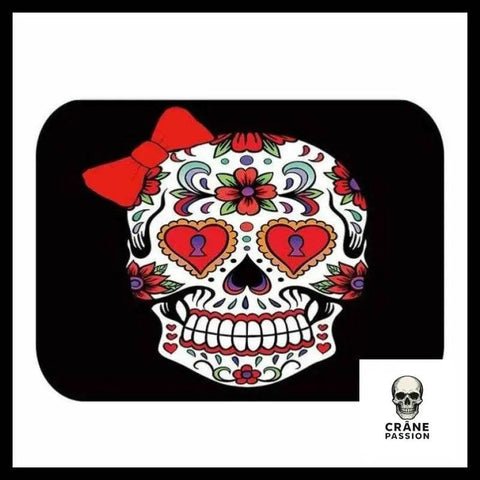 Tapis Crâne Mexicain Coloré - Crâne Passion