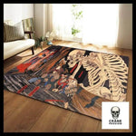 Tapis Dark Japonais - Crâne Passion
