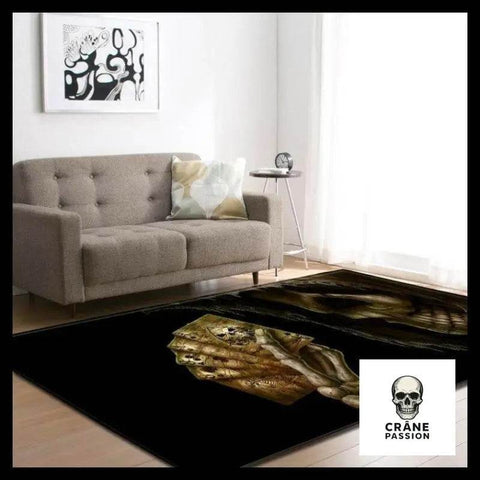 Tapis Faucheuse Cartes - Crâne Passion
