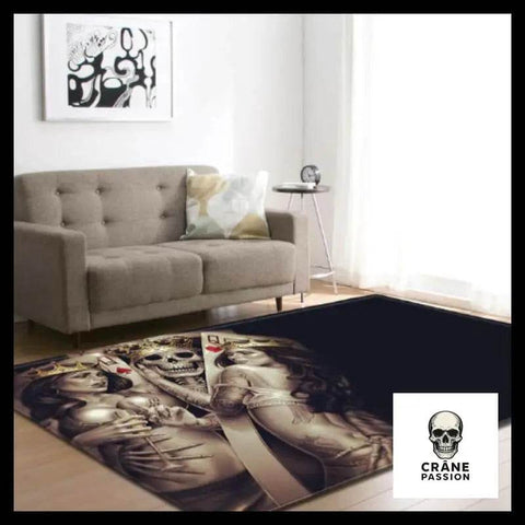Tapis Roi Squelette - Crâne Passion