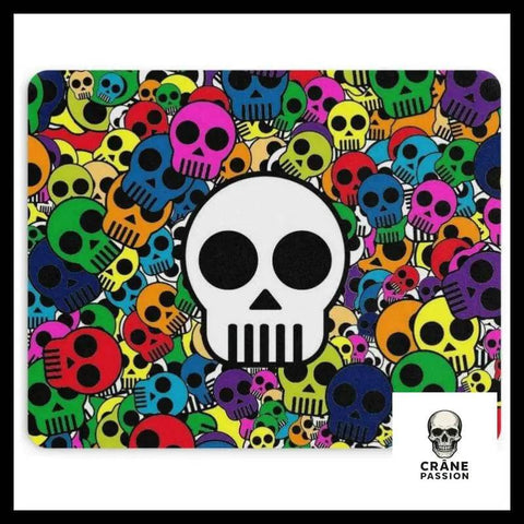 Tapis de Souris Tête de Mort Cartoon - Crâne Passion
