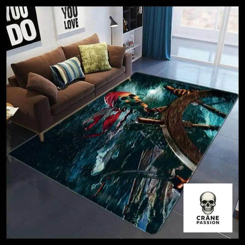 Tapis Squelette Pirate - Crâne Passion