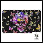 Tapis Tête de Mort Papillon - Crâne Passion