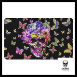 Tapis Tête de Mort Papillon - Crâne Passion