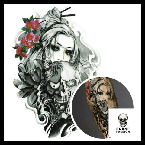 Tatouage Temporaire Ange - Crâne Passion